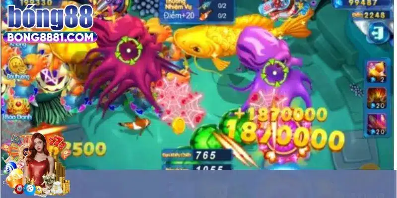 Lợi ích của trò chơi bắn cá vàng tại Bong88